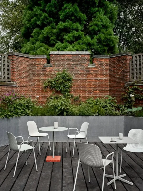 HAY Terrassenmöbel | Tische^Tisch Neu quadratisch, hellgrau