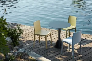 HAY Terrassenmöbel^Tisch Palissade Cone, 70 cm, anthrazit