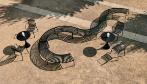 HAY Terrassenmöbel^Tisch Palissade Cone, 70 cm, anthrazit