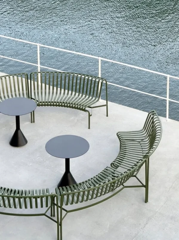 HAY Terrassenmöbel^Tisch Palissade Cone, 70 cm, anthrazit