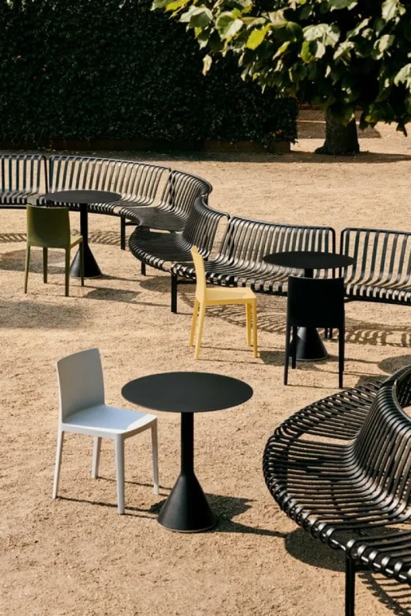 HAY Terrassenmöbel^Tisch Palissade Cone, 70 cm, anthrazit