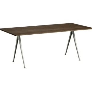 HAY Tische-Tisch Pyramid 02, 190 x 85 cm, beige – Eiche geräuchert