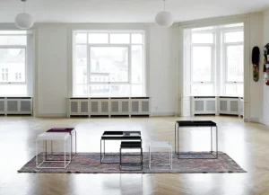 HAY Tische-Tray Tisch, mittelgroß, quadratisch, schwarz