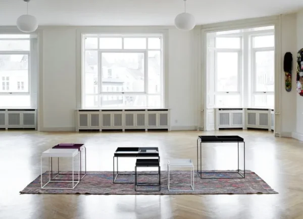 HAY Tische-Tray Tisch, mittelgroß, quadratisch, schwarz