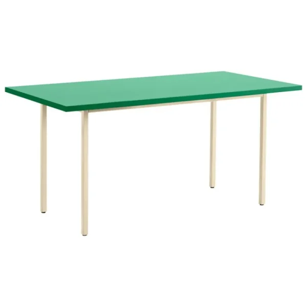 HAY Tische-Two-Colour Tisch, 160 × 82 cm, Elfenbein - Minzgrün