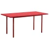 HAY Tische-Two-Colour Tisch, 160 × 82 cm, Kastanienrot - Rot