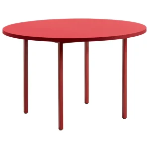 HAY Tische-Two-Colour Tisch, 120 cm, Kastanienrot - Rot