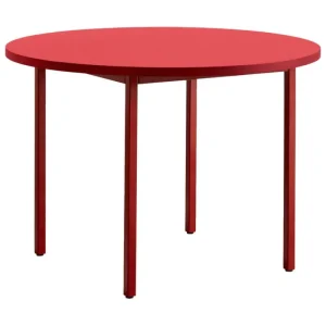 New Works Tische-HAY Two-Colour Tisch, 105 cm, Kastanienrot - Rot
