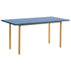 HAY Tische-Two-Colour Tisch, 160 × 82 cm, Ocker - Blau