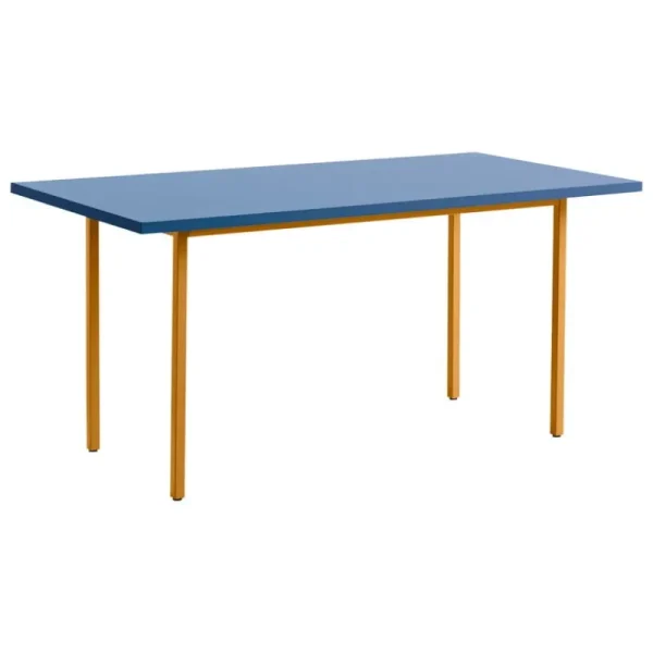 HAY Tische-Two-Colour Tisch, 160 × 82 cm, Ocker - Blau
