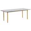 HAY Tische-Two-Colour Tisch, 200 × 90 cm, Ocker - Hellgrau