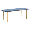 GUBI Tische-HAY Two-Colour Tisch, 200 × 90 cm, Ocker - Blau
