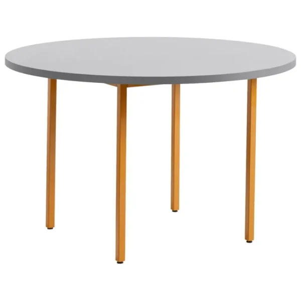 HAY Tische-Two-Colour Tisch, 120 cm, Ocker - Hellgrau
