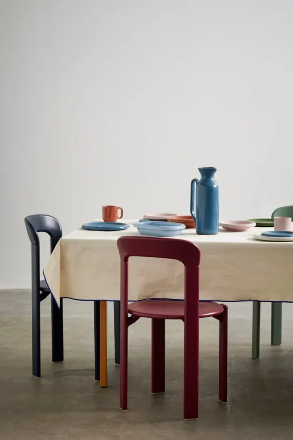 HAY Tische-Two-Colour Tisch, 160 × 82 cm, Ocker - Minzgrün