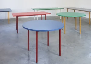GUBI Tische-HAY Two-Colour Tisch, 200 × 90 cm, Ocker - Blau