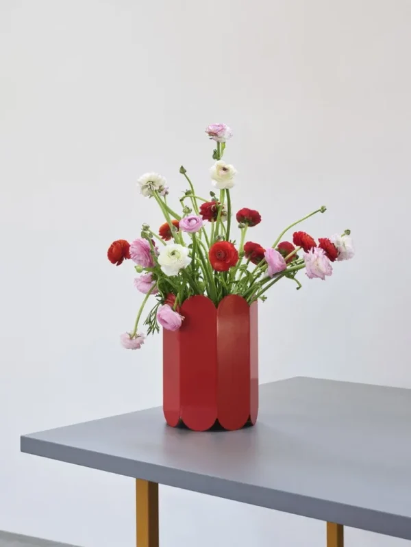 HAY Tische-Two-Colour Tisch, 160 × 82 cm, Ocker - Hellgrau