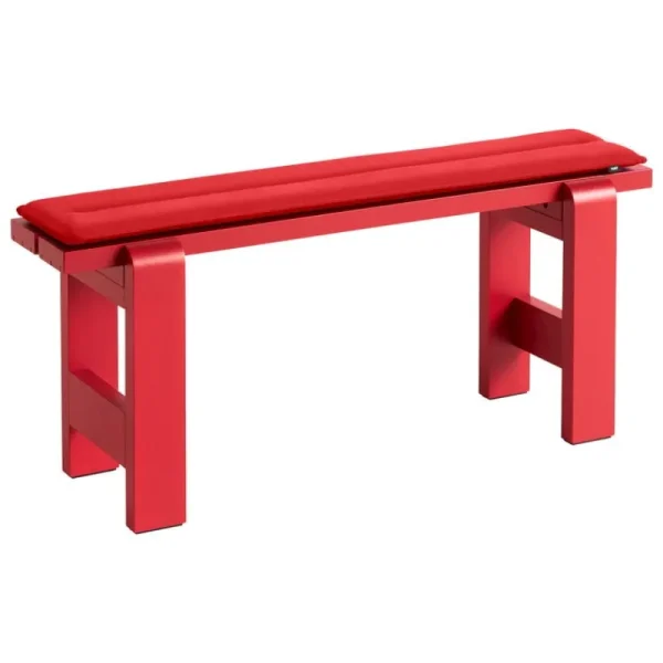 HAY Outdoor-textilien^Weekday Sitzkissen für Bank, 111 x 23 cm, Rot