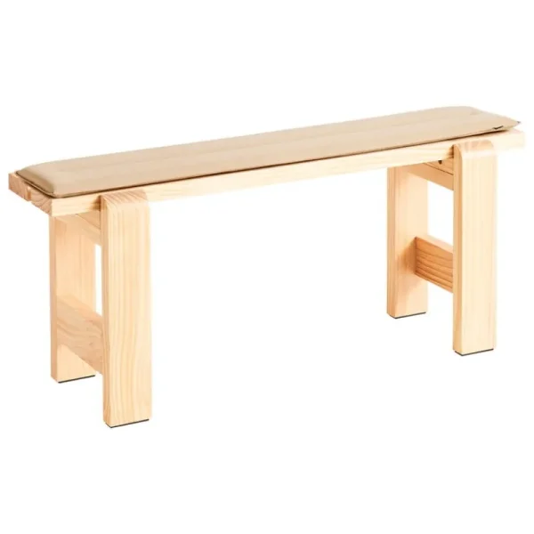 HAY Outdoor-textilien^Weekday Sitzkissen für Bank, 111 x 23 cm, Beige