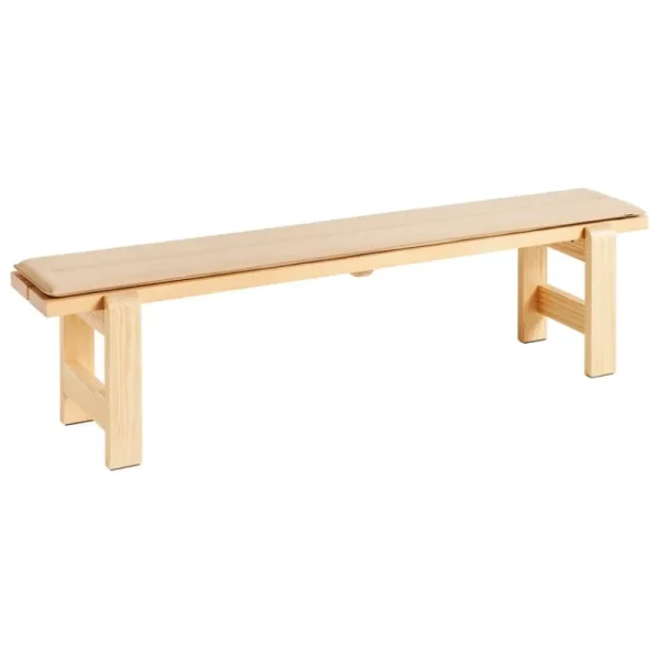 HAY Outdoor-textilien^Weekday Sitzkissen für Bank, 190 x 32 cm, Beige