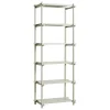 HAY Regale-Woody Column 2.0 Regal, hoch, rauchig graue Buche - rauchig grauer Stahl