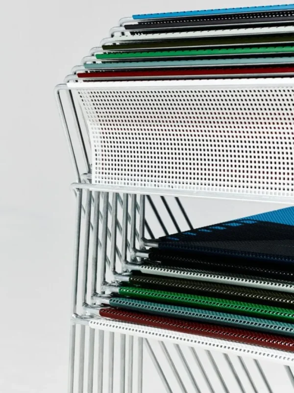 HAY Terrassenmöbel | Sitzgelegenheiten^X-Line Stuhl, feuerverzinkt - leek green
