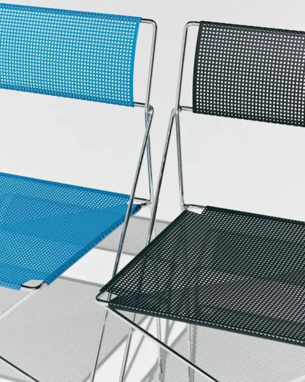 HAY Terrassenmöbel | Sitzgelegenheiten^X-Line Stuhl, feuerverzinkt - pulverblau