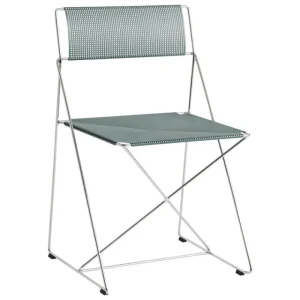 Artek Sitzgelegenheiten-HAY X-Line Stuhl, Innenbereich, verchromt - Moos