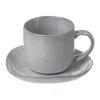 Heirol Geschirr^Kaffeetasse und Untertasse Svelte, 2,5 dl, Stein