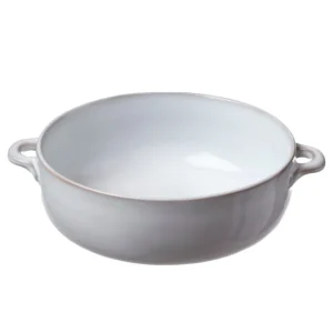 Heirol Geschirr^Schale mit Griffen Svelte, 15 cm, Stein