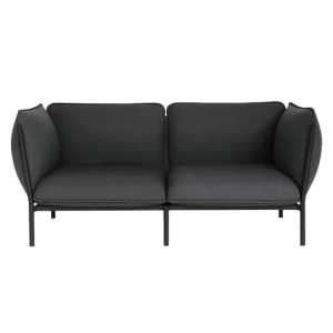 ferm LIVING Sofas Und Liegen-Hem 2 Sitzer Sofa Kumo mit Armlehnen, Graphit