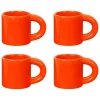 Hem Geschirr^Bronto Espressotasse, 4 Stück, Orange