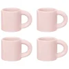 Hem Geschirr^Bronto Espressotasse, 4 Stück, Rosa
