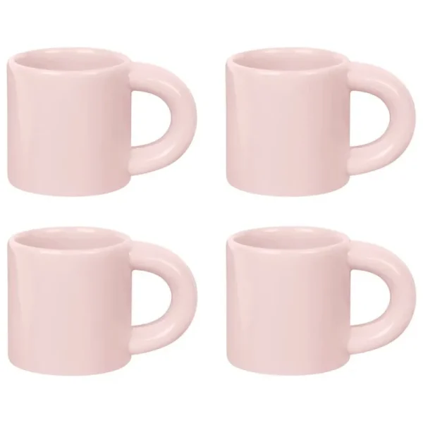 Hem Geschirr^Bronto Espressotasse, 4 Stück, Rosa
