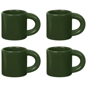 Hem Geschirr^Bronto Espressotasse, 4 Stück, Grün