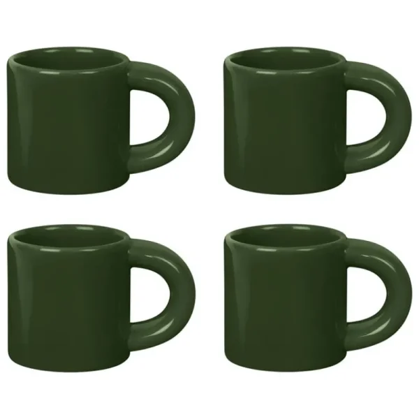 Hem Geschirr^Bronto Espressotasse, 4 Stück, Grün