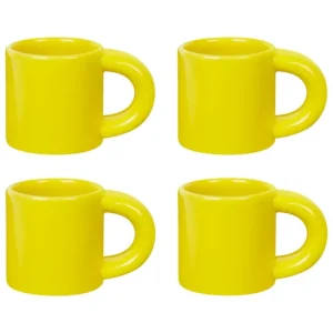 Hem Geschirr^Bronto Espressotasse, 4 Stück, Gelb