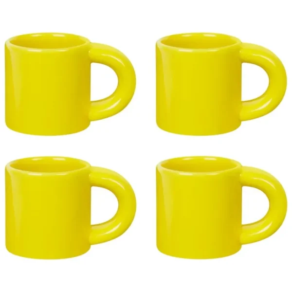 Hem Geschirr^Bronto Espressotasse, 4 Stück, Gelb