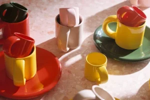 Finnish Design Shop Geschirr^Hem Bronto Espressotasse, 4 Stück, mehrere Farben