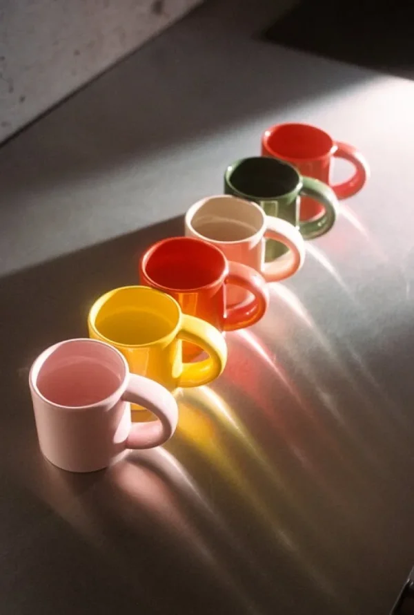 Hem Geschirr^Bronto Tasse, 2 Stück, Rosa