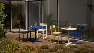 Hem Terrassenmöbel^Chop Tisch, 70 cm, Ultramarinblau