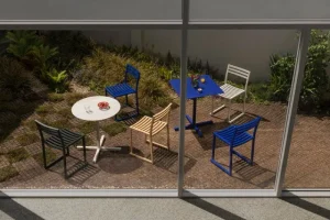 Hem Terrassenmöbel^Chop Tisch, 70 cm, Ultramarinblau