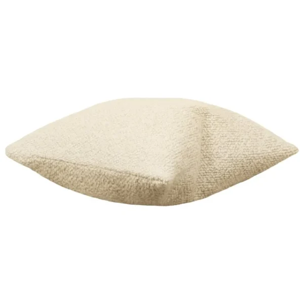 Hem Kissen^Chunky Bouclé Kissen, mittelgroß, 50 x 50 cm, Eierschalenweiß