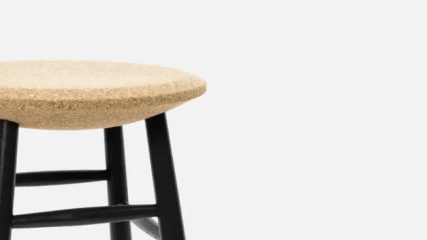 Hem Sitzgelegenheiten-Drifted Barhocker, 75 cm, heller Kork – Schwarz