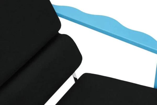 Muuto Sitzgelegenheiten-Hem Experiment Sessel 502, blau - schwarz