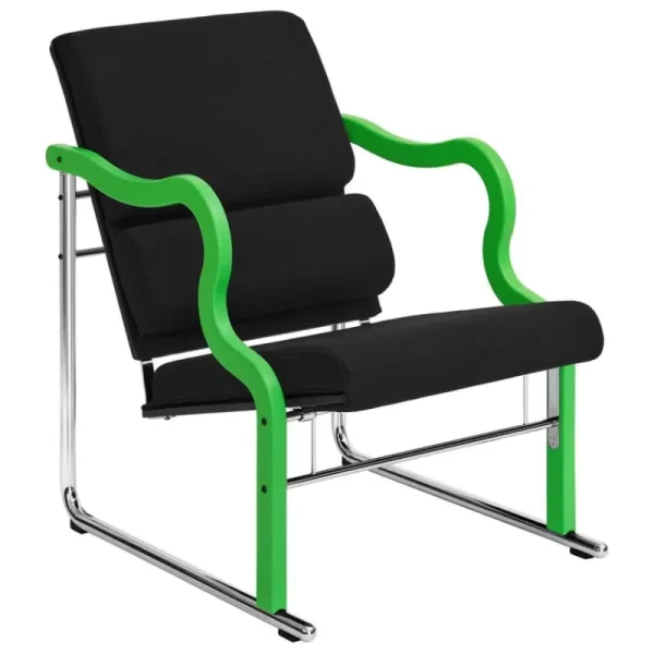 Artek Sitzgelegenheiten-Hem Experiment Sessel 501, grün - schwarz