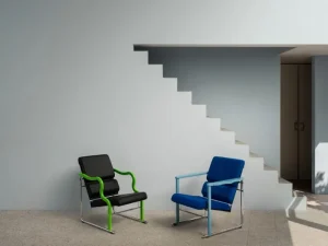 Artek Sitzgelegenheiten-Hem Experiment Sessel 501, grün - schwarz
