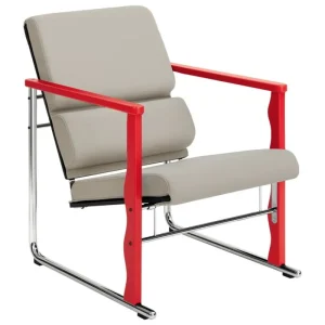 Artek Sitzgelegenheiten-Hem Experiment Sessel 503, rot - hellbeige