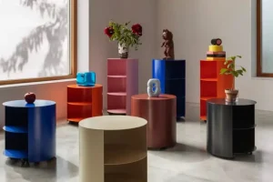 Montana Furniture Aufbewahrungsmöbel-Hem Hide Beistelltisch, Ultramarinblau