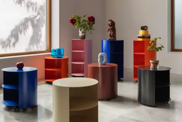 Montana Furniture Aufbewahrungsmöbel-Hem Hide Beistelltisch, Ultramarinblau