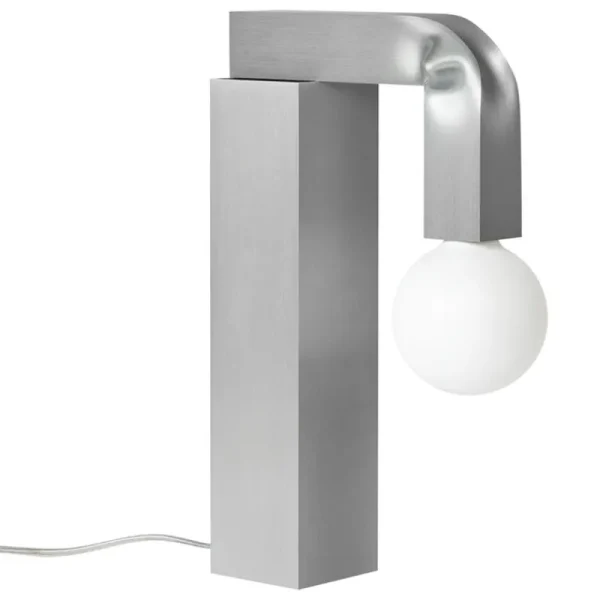 Hem Tischlampen-Knuckle Tischleuchte, gebürstetes Aluminium